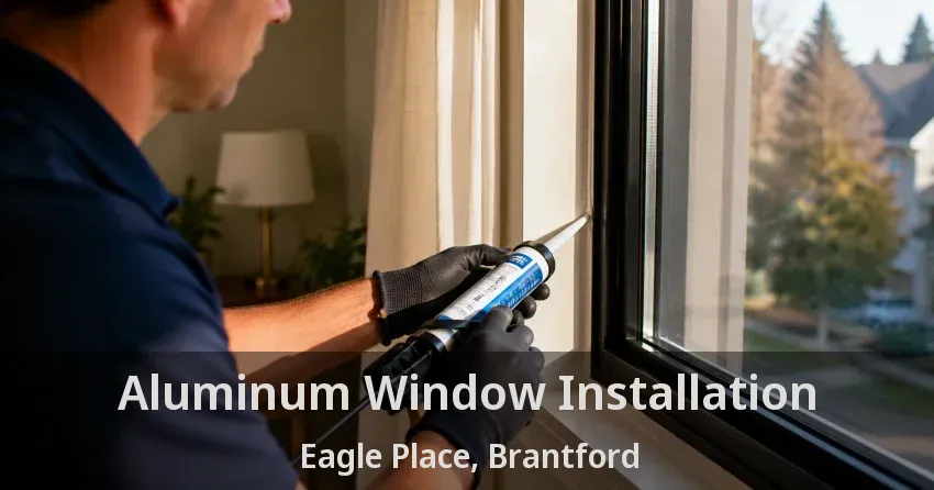 Aluminum Window Installation Eagle Place, Brantford - ON