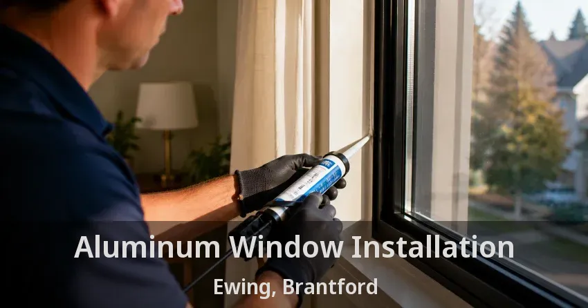 Aluminum Window Installation Ewing, Brantford - ON