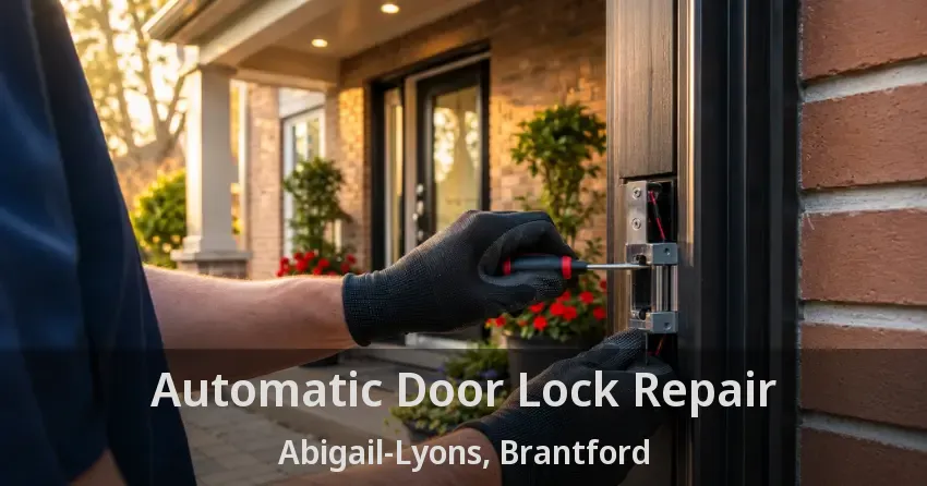 Automatic Door Lock Repair Abigail-Lyons, Brantford - ON