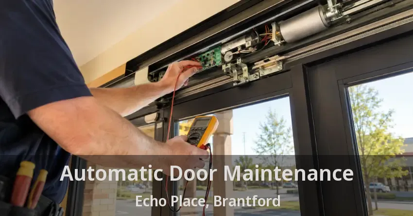 Automatic Door Maintenance Echo Place, Brantford - ON