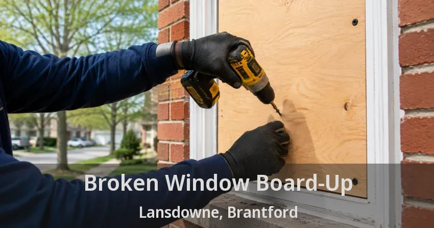 Broken Window Board-Up Lansdowne, Brantford - ON