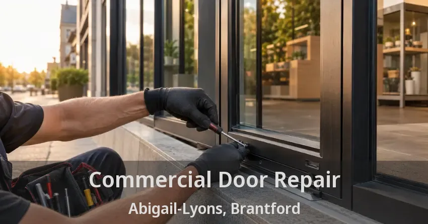 Commercial Door Repair Abigail-Lyons, Brantford - ON