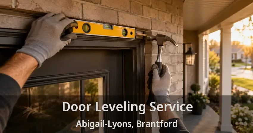 Door Leveling Service Abigail-Lyons, Brantford - ON