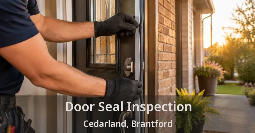 Door Seal Inspection Cedarland, Brantford - ON