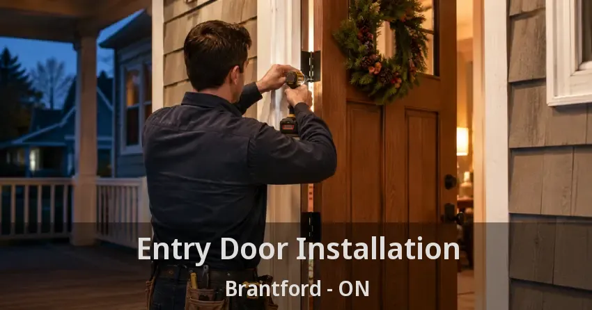 Entry Door Installation Brantford - ON