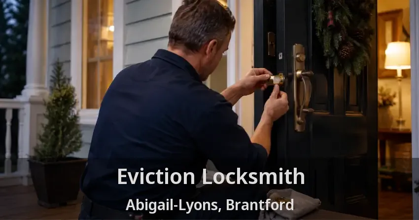 Eviction Locksmith Abigail-Lyons, Brantford - ON