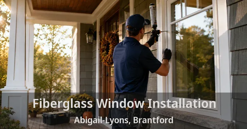 Fiberglass Window Installation Abigail-Lyons, Brantford - ON
