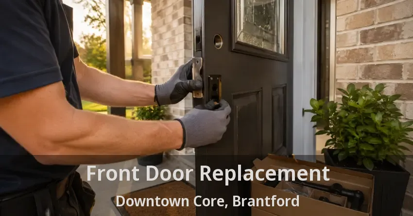Front Door Replacement Downtown Core, Brantford - ON