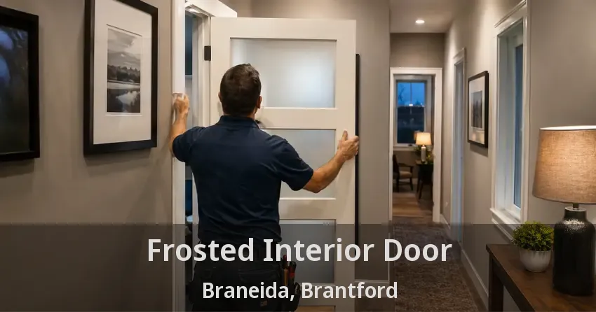 Frosted Interior Door Braneida, Brantford - ON