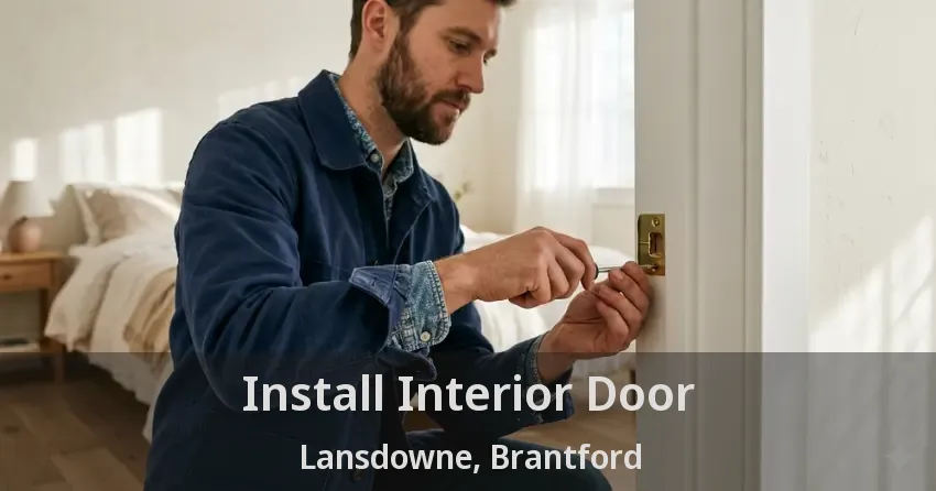 Install Interior Door Lansdowne, Brantford - ON