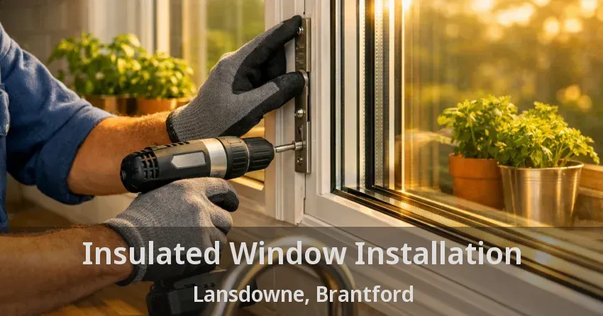 Insulated Window Installation Lansdowne, Brantford - ON