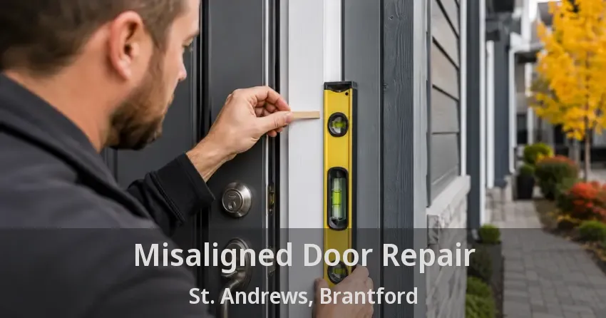 Misaligned Door Repair St. Andrews, Brantford - ON