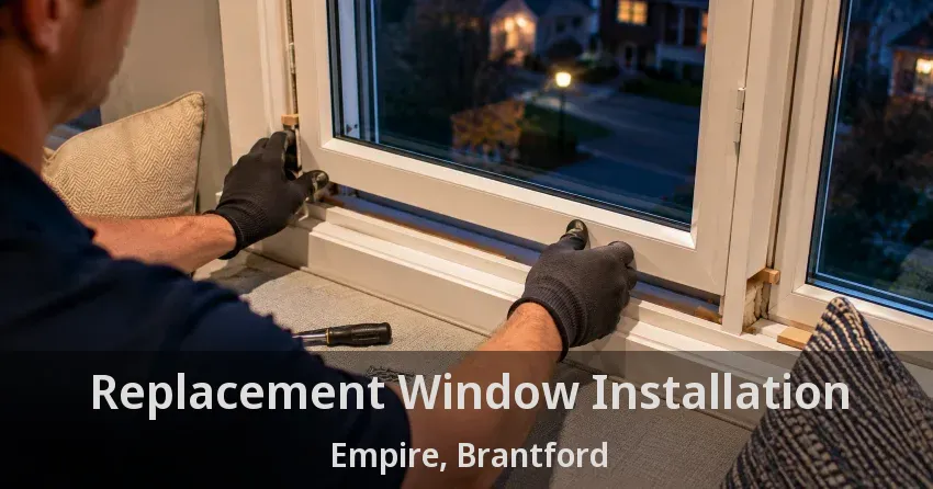 Replacement Window Installation Empire, Brantford - ON
