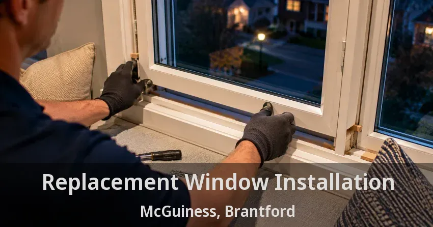 Replacement Window Installation McGuiness, Brantford - ON