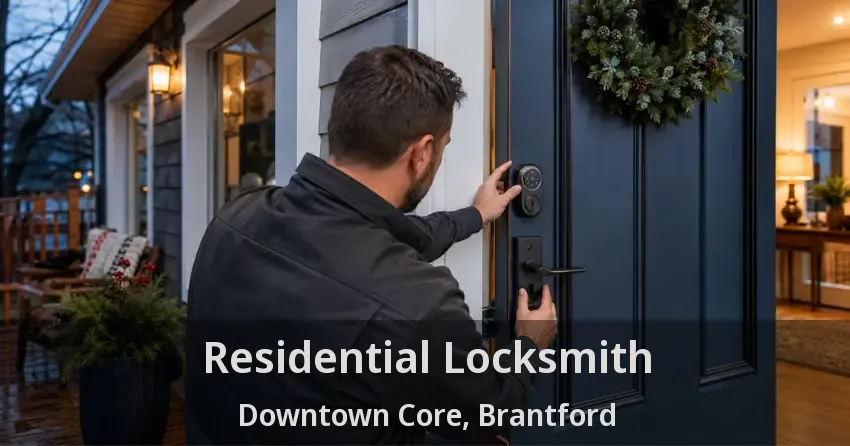 Residential Locksmith Downtown Core, Brantford - ON