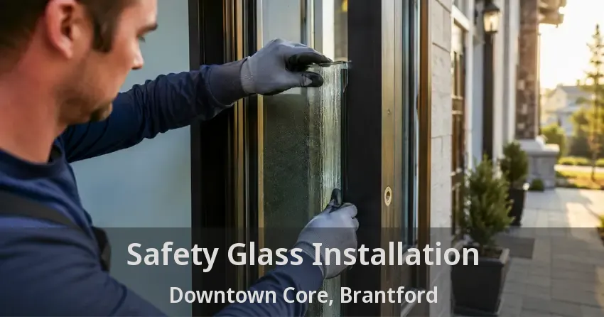 Safety Glass Installation Downtown Core, Brantford - ON
