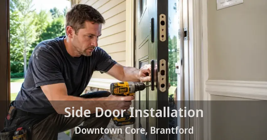 Side Door Installation Downtown Core, Brantford - ON