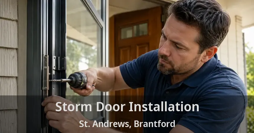 Storm Door Installation St. Andrews, Brantford - ON
