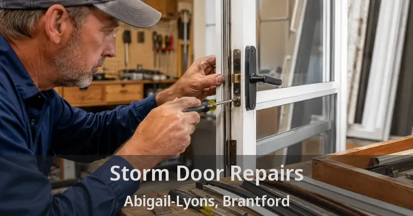 Storm Door Repairs Abigail-Lyons, Brantford - ON