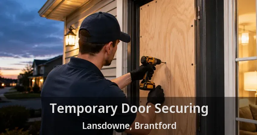 Temporary Door Securing Lansdowne, Brantford - ON