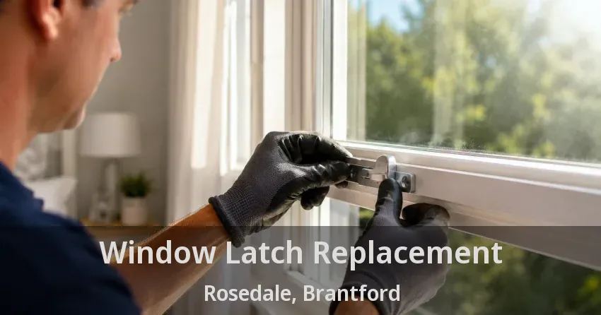 Window Latch Replacement Rosedale, Brantford - ON