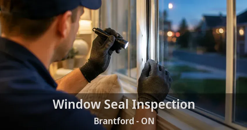 Window Seal Inspection Brantford - ON