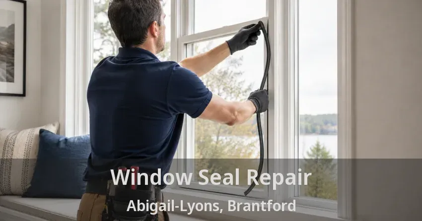 Window Seal Repair Abigail-Lyons, Brantford - ON