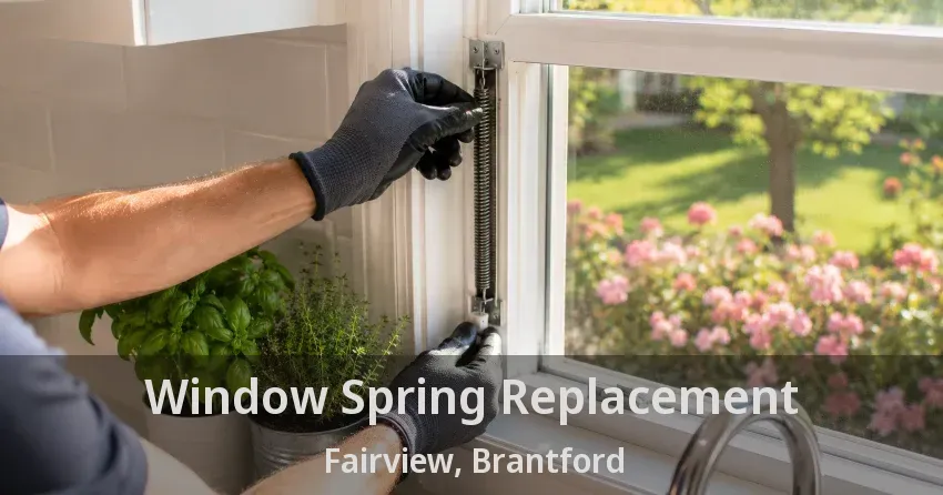 Window Spring Replacement Fairview, Brantford - ON