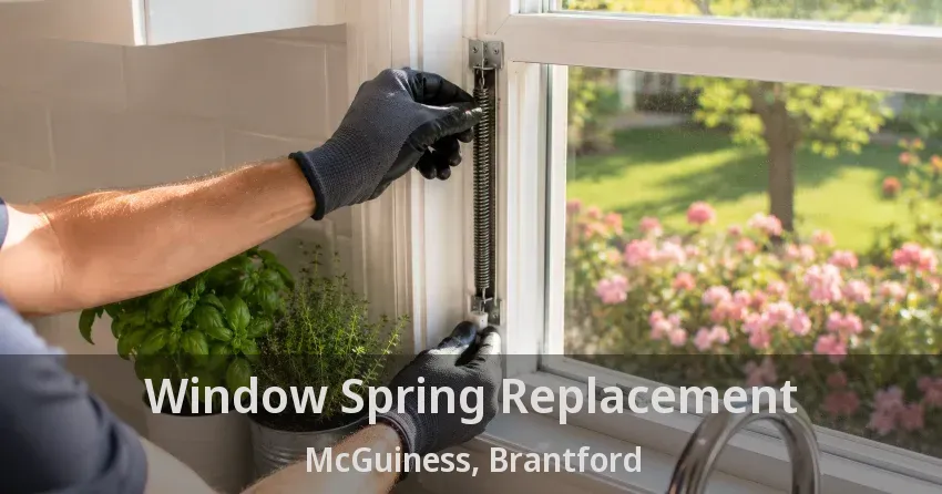 Window Spring Replacement McGuiness, Brantford - ON