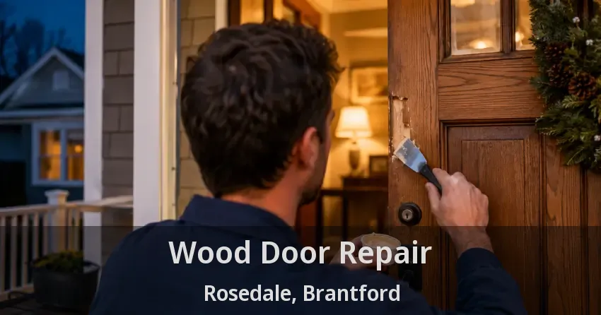 Wood Door Repair Rosedale, Brantford - ON