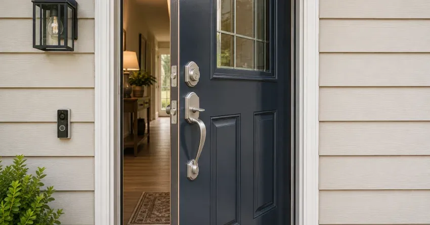 energy-efficient exterior door upgrade installation in Arthur, Brantford